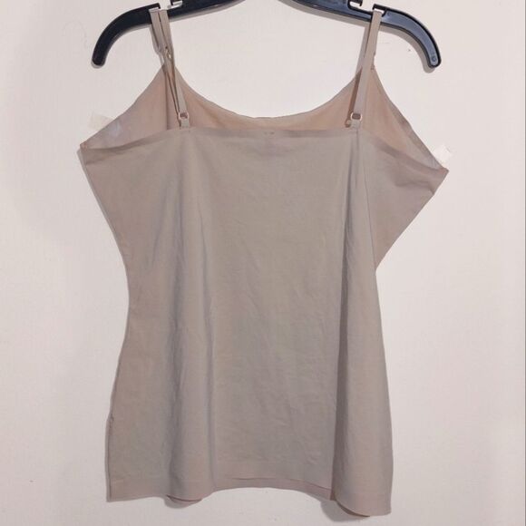 Spanx Women's Invisible Stretch Beige Grey Tank Camisole Top Size 1X EUC - Picture 6 of 11